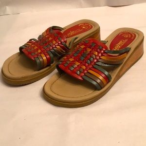 Bazillion Leather Upper Sandals 7M